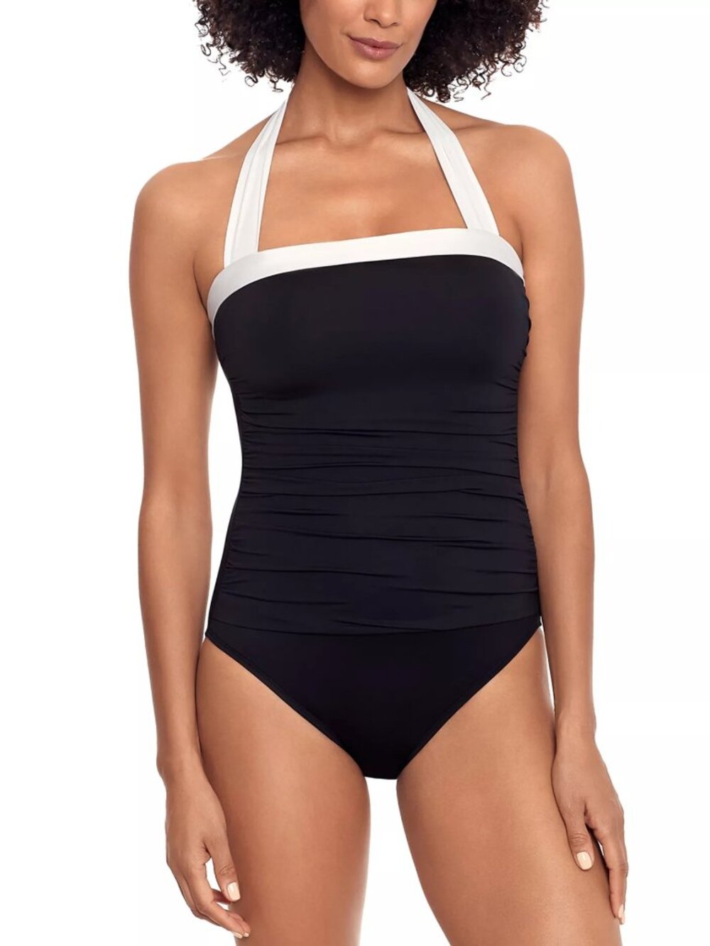 Lauren Women's Bel Air Bandeau Swimsuit - Size 16